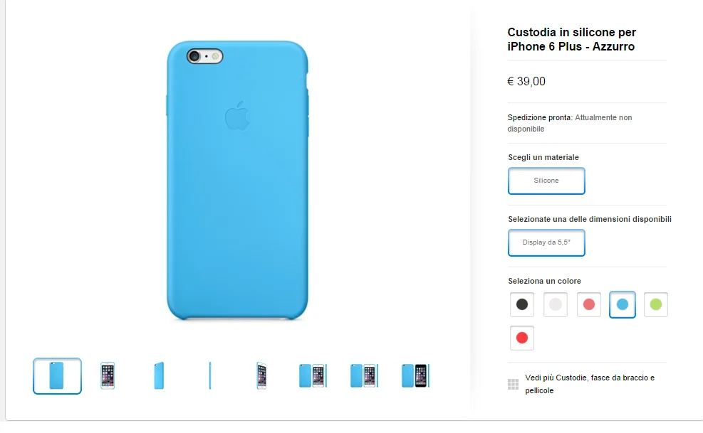 custodia silicone iphone 6 plus